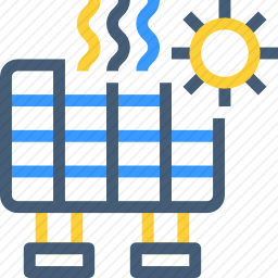 太阳能电池板图标