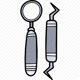 牙医工具图标