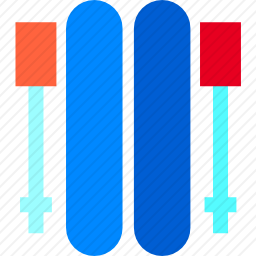 滑雪板图标