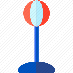 速度拳击球图标