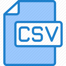 CSV文件格式图标