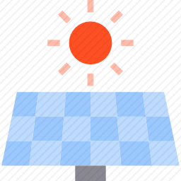 太阳能电池板图标