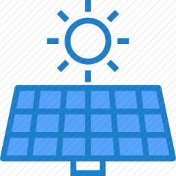 太阳能电池板图标