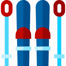 滑雪装备图标