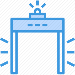 金属安检门图标