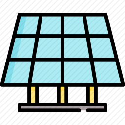 太阳能电池板图标