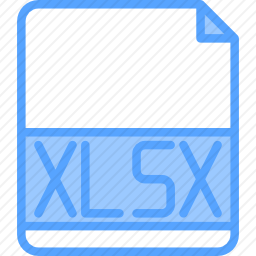 <em>XLSX</em>图标