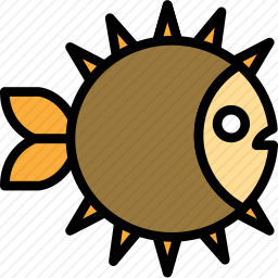 河豚鱼图标