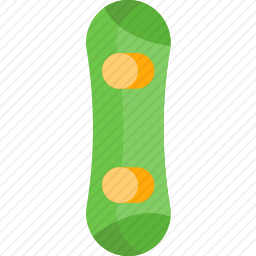 滑雪板图标