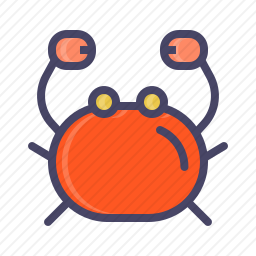 <em>螃蟹</em>图标