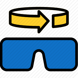 3D眼镜图标