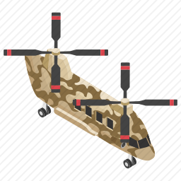 武装直升机图标