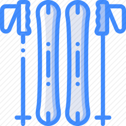 滑雪装备图标