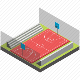 篮球场图标