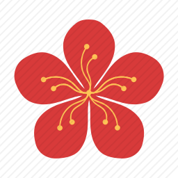 <em>桃花</em>图标