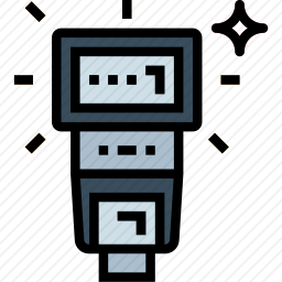 相机闪光灯图标