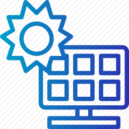 太阳能电池板图标