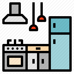 厨房装修设计图标