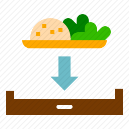 食物托盘图标