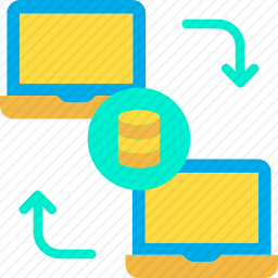 数据传输图标