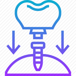 牙种植体图标