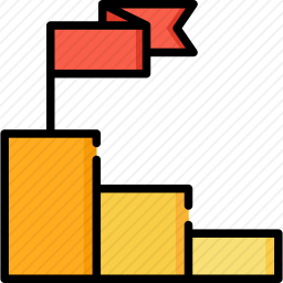 领奖台图标