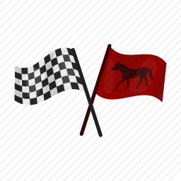 赛马旗帜图标