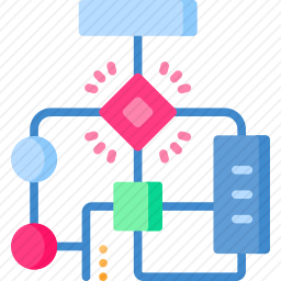 工作流程图标