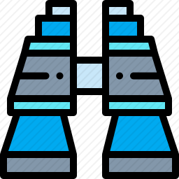 双筒望远镜图标