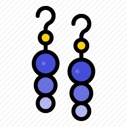珠宝耳坠图标