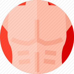 男性乳房发育症图标