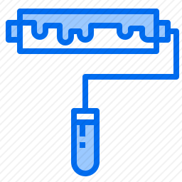 油漆滚筒图标