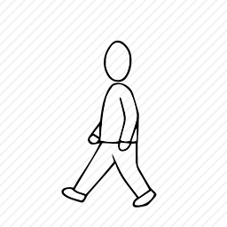行走的人图标