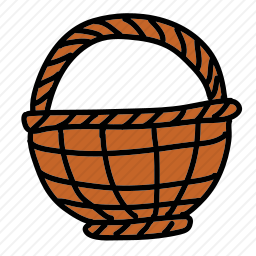 竹篮图标