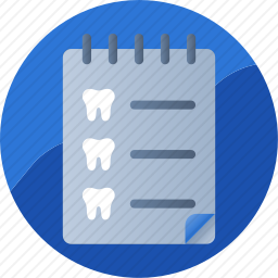牙科诊断结果图标
