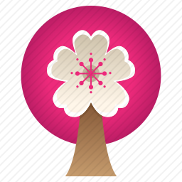 樱花树图标