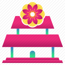 樱花寺庙图标