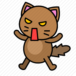 愤怒的猫咪图标