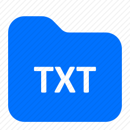 <em>TXT</em>文件夹图标