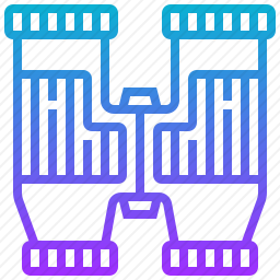 双筒望远镜图标