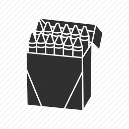 彩色粉笔图标