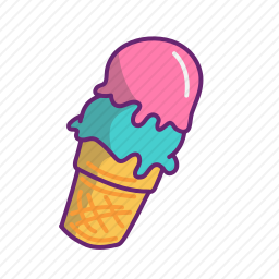 <em>甜筒</em><em>冰淇淋</em>图标