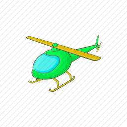 直升飞机图标