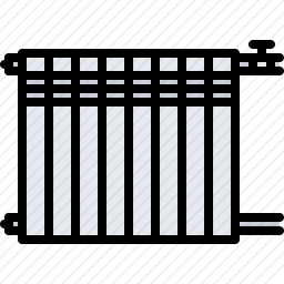 暖气片图标