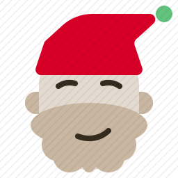 圣诞老人头像图标