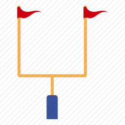 橄榄球球门图标