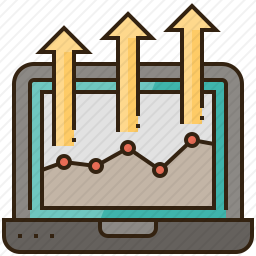 电脑数据报告图标