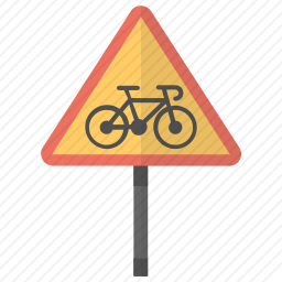 <em>自行车</em><em>车道</em>标志图标