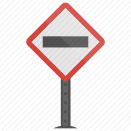 禁止驶入标志图标