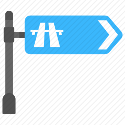 高速公路指示牌图标